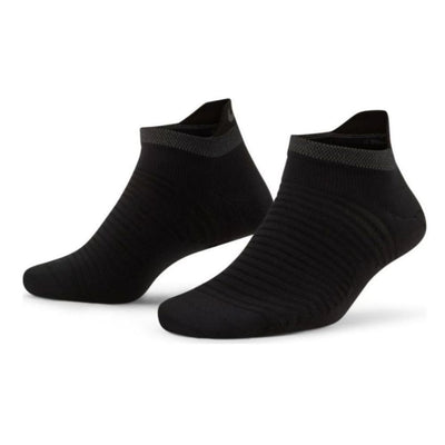 Nike Spark Lightweight No-Show Running Socks - BlackToe Running#colour_black