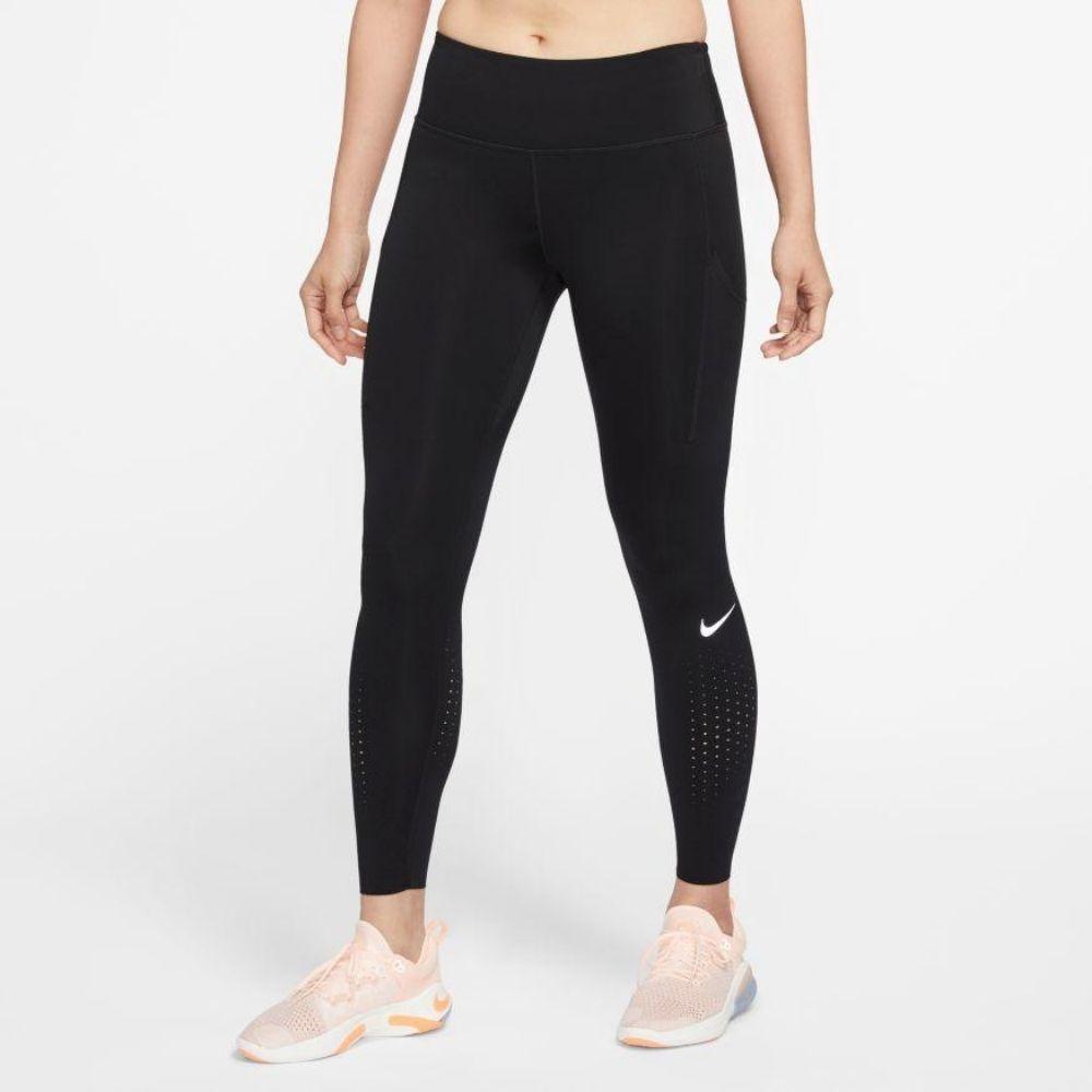 Nike Women's Epic Lux Running Tights Women's Tights - BlackToe Running#colour_reflective-silver-black