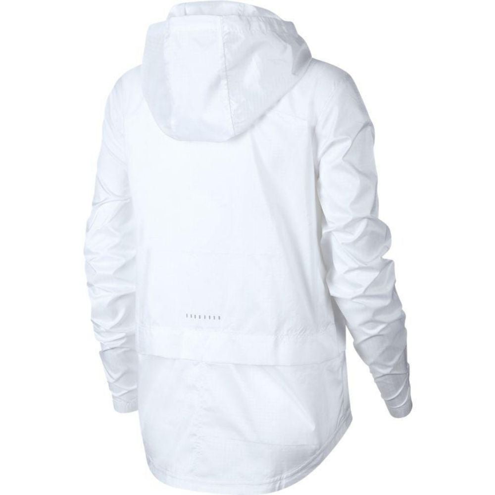 Nike Women's Essential Jacket Women's Tops - BlackToe Running#colour_white