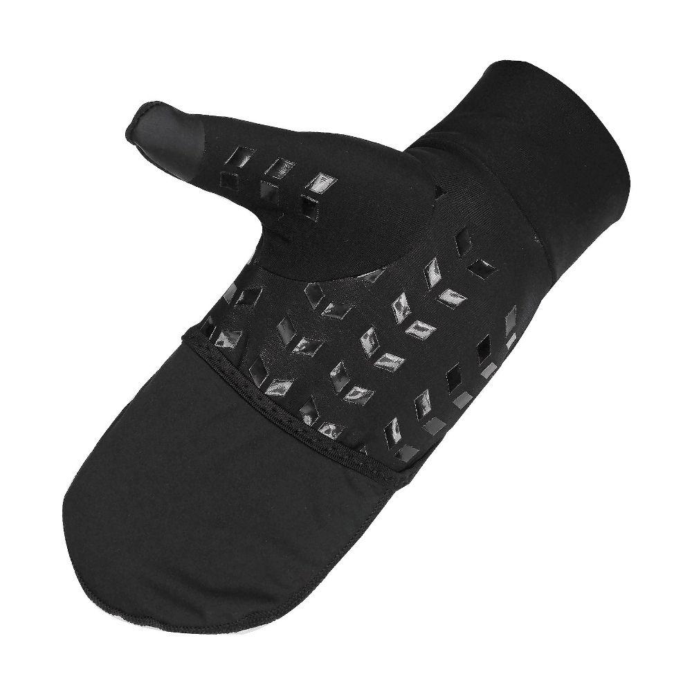 Nofel Basic Mitten - BlackToe Running#colour_black-logo
