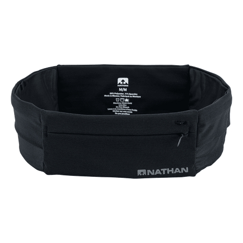 Nathan The Zipster Lite Waist Pack Carry Your Stuff - BlackToe Running#colour_black