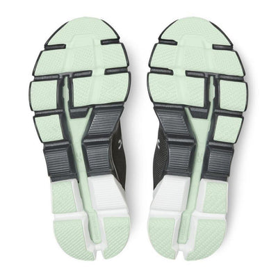 On Running Women's Cloudflyer - BlackToe Running#colour_black-white-mint