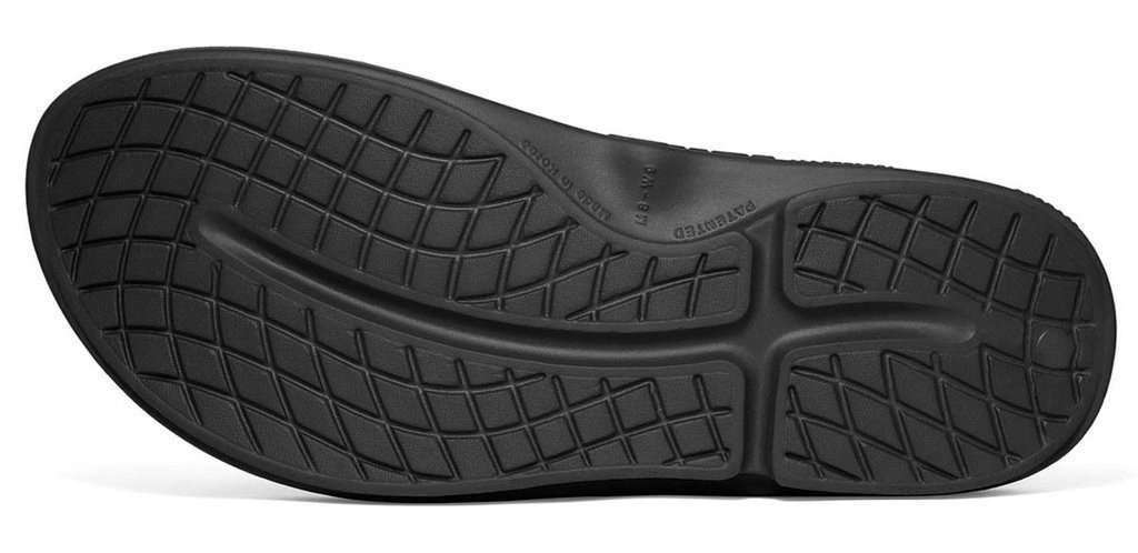 Oofos Ooriginal Thong Unisex - BlackToe Running