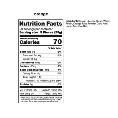 Skratch Labs Sport Energy Chews - 10 Pack - BlackToe Running#flavour_orange