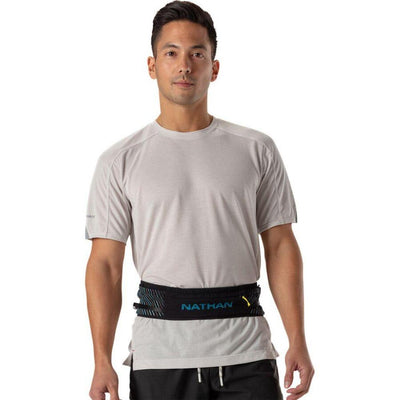 Nathan Pinnacle Belt Hydration Systems - BlackToe Running#colour_black-blue-me-away