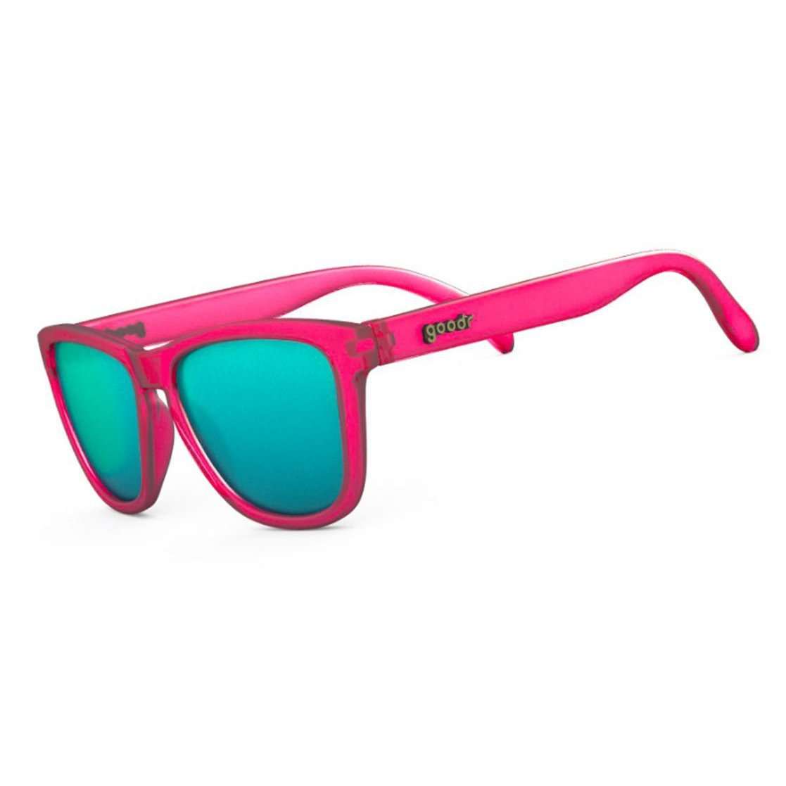 Goodr OG Sunglasses "Flamingos on a Booze Cruise" Sunglasses - BlackToe Running - 