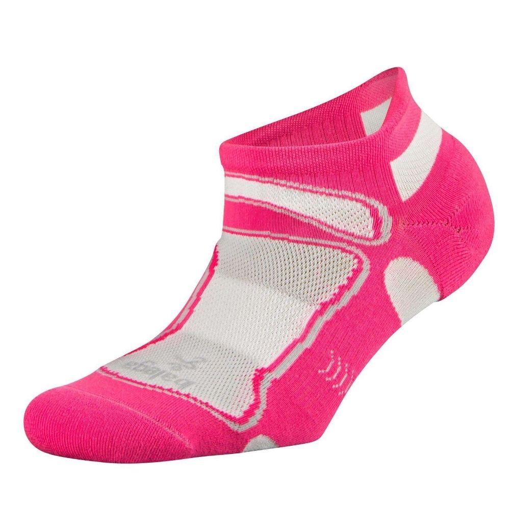 Balega Ultralight Weight Contoured Light Cushion No-Show Tab Socks - BlackToe Running#colour_pink-watermelon
