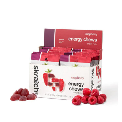 Skratch Labs Sport Energy Chews - 10 Pack - BlackToe Running#flavour_raspberry