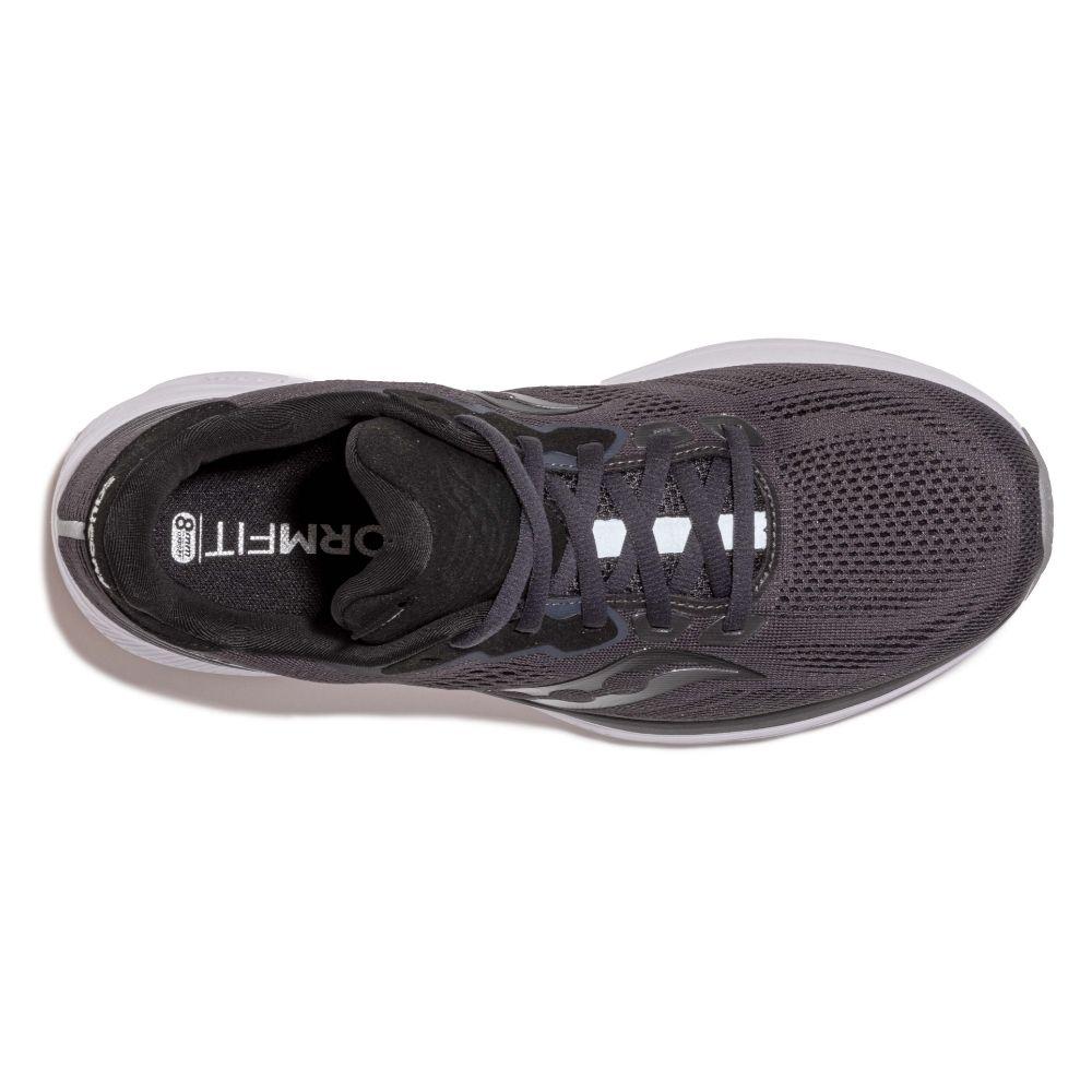 Saucony Women's Ride 14 Women's Shoes - BlackToe Running#colour_charcoal-black