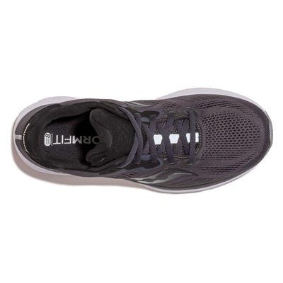 Saucony Women's Ride 14 Women's Shoes - BlackToe Running#colour_charcoal-black