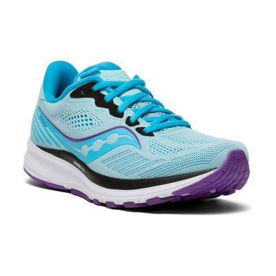Saucony Women's Ride 14 Women's Shoes - BlackToe Running#colour_powder-concord