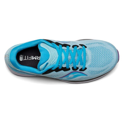 Saucony Women's Ride 14 Women's Shoes - BlackToe Running#colour_powder-concord