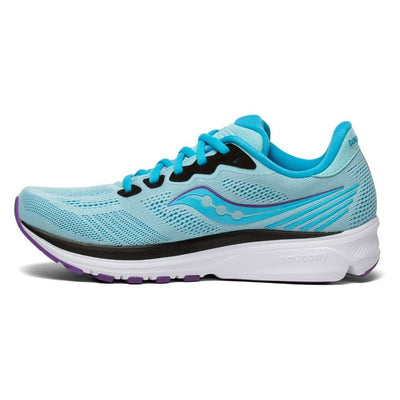 Saucony Women's Ride 14 Women's Shoes - BlackToe Running#colour_powder-concord