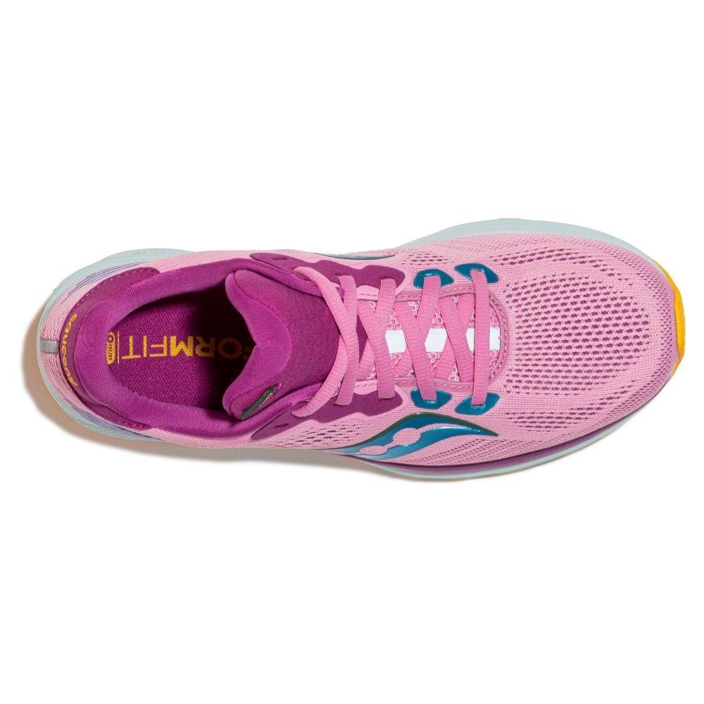 Saucony Women's Ride 14 Women's Shoes - BlackToe Running#colour_future-pink