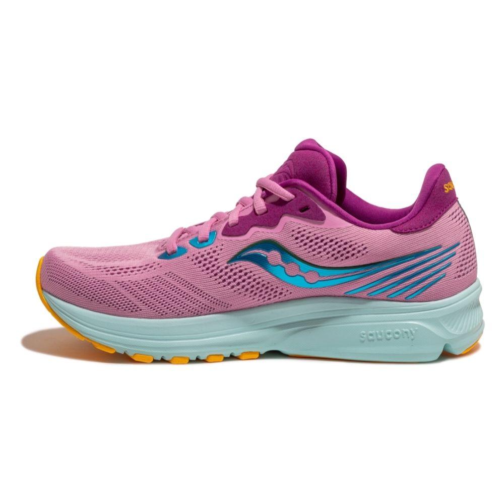 Saucony Women's Ride 14 Women's Shoes - BlackToe Running#colour_future-pink