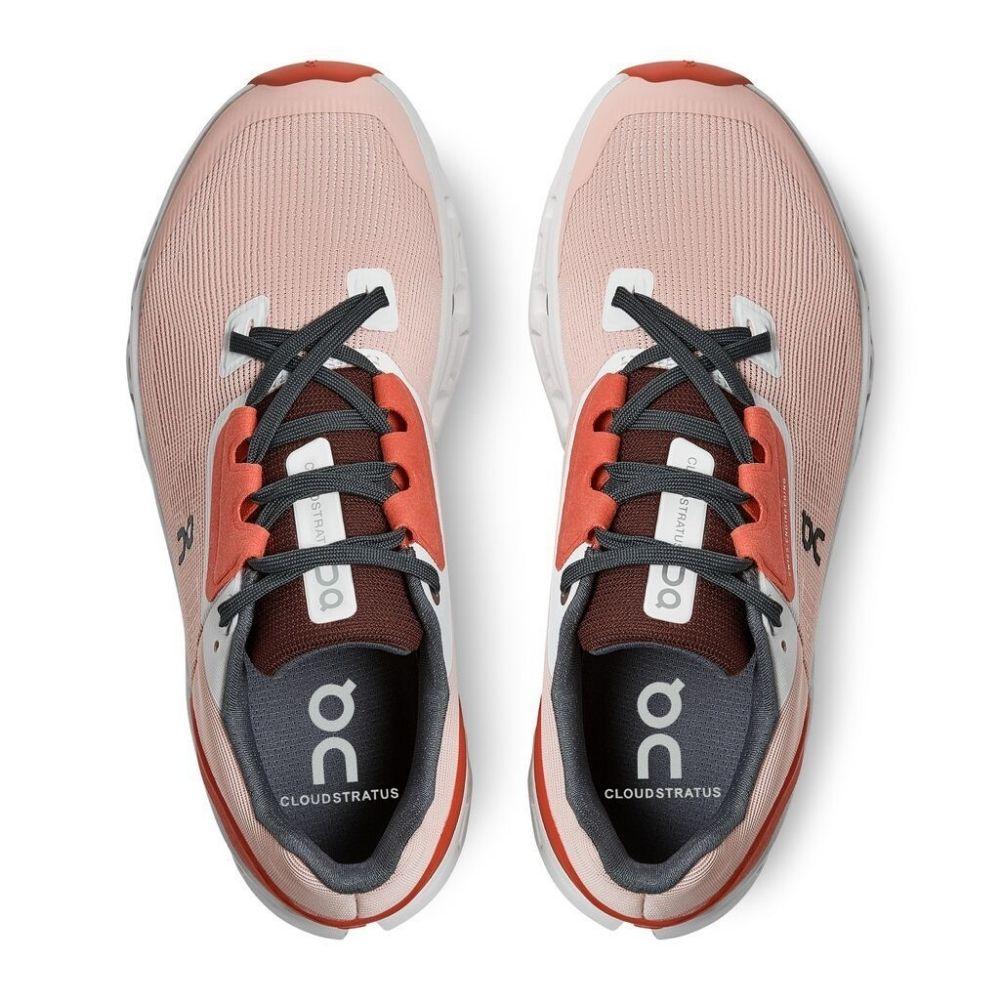 On Running Women's Cloudstratus - BlackToe Running#colour_rose-red