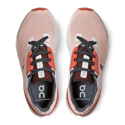 On Running Women's Cloudstratus - BlackToe Running#colour_rose-red