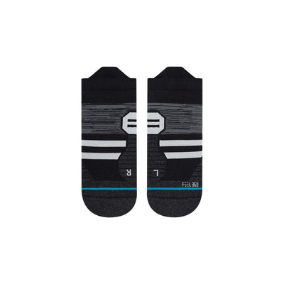 Stance Unisex - Run Depart - Run Tab Socks - BlackToe Running - 