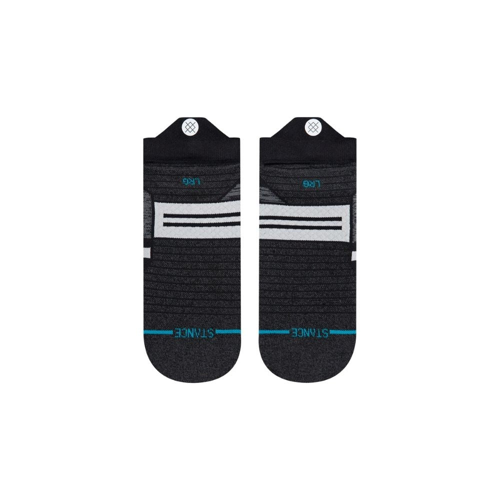 Stance Run Depart Ultralight Cushion Tab Socks - BlackToe Running