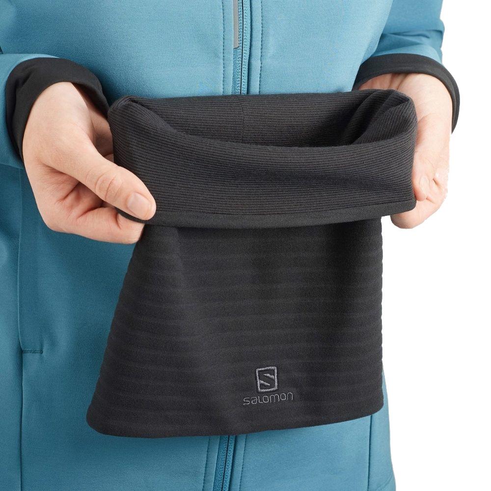 Salomon RS Warm Tube Headwear - BlackToe Running#colour_black