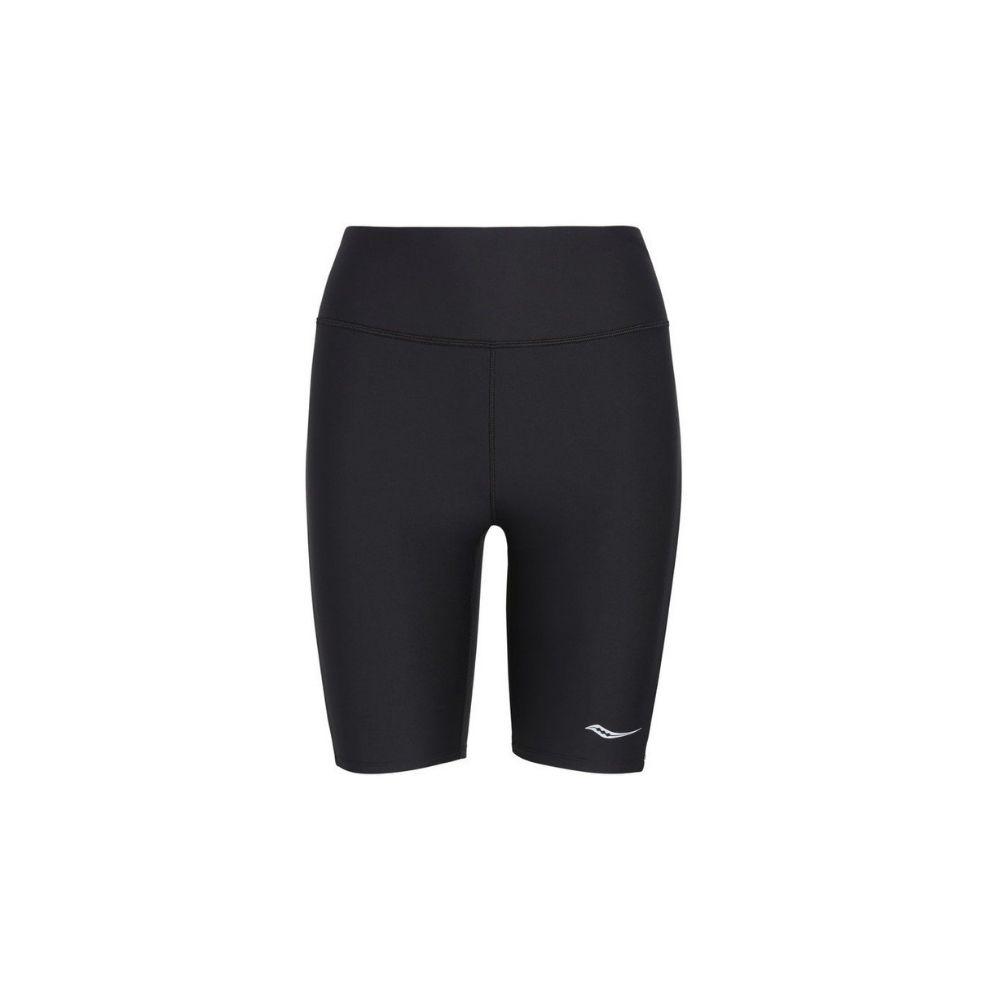 Saucony Women's Fortify 8" Biker Short Women's Shorts - BlackToe Running
