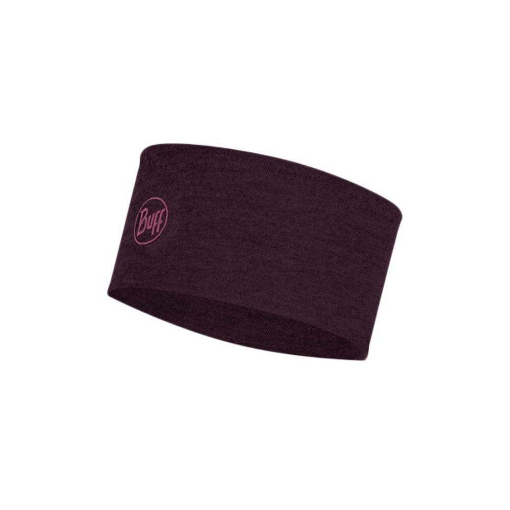 Buff Midweight Merino Headband - Headwear - BlackToe Running#colour_solid-deep-purple