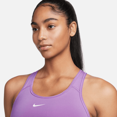 Nike Women's Swoosh Padded Sports Bra Sports Bra - BlackToe Running - 