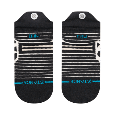 Stance Women's- Run Spot Check - Run Tab Socks - BlackToe Running#colour_leopard
