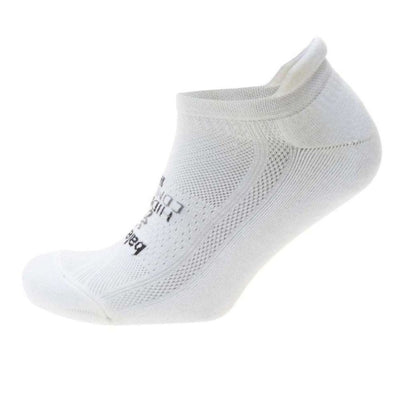 Balega Hidden Comfort Mid-High Cushion No-Show Tab Socks - BlackToe Running#colour_white