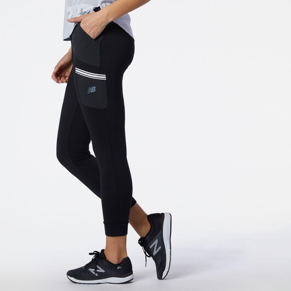 New Balance Women's Q Speed Jogger Tight - BlackToe Running#colour_black