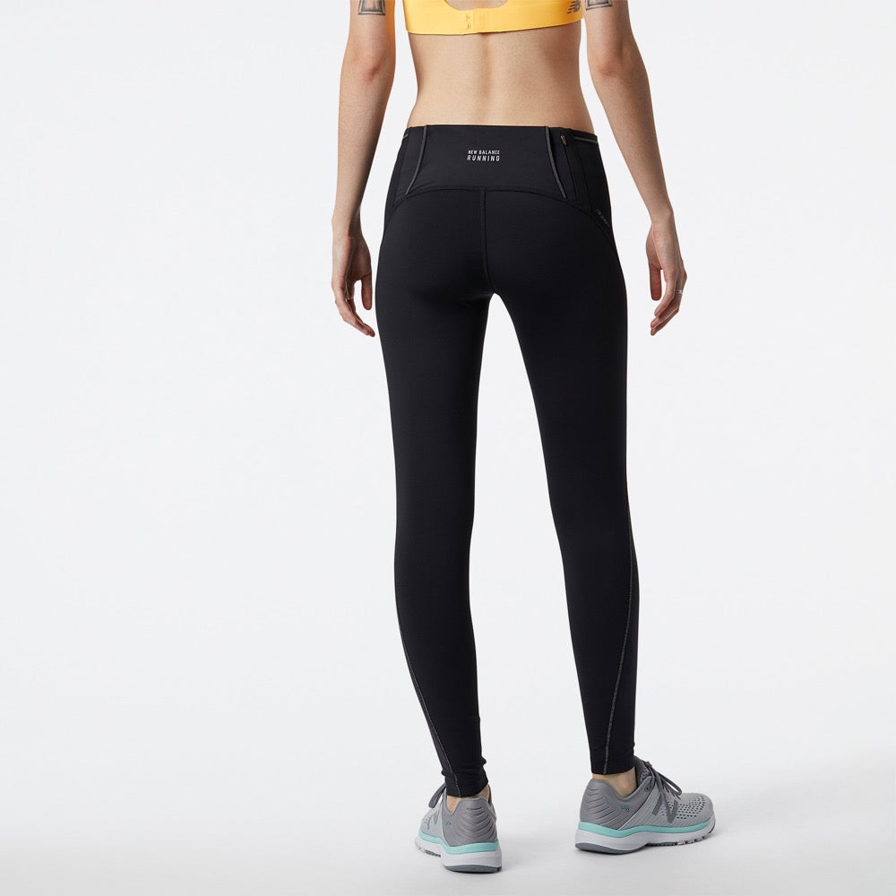 New Balance Women's Impact Run Tight Women's Tights - BlackToe Running#colour_black