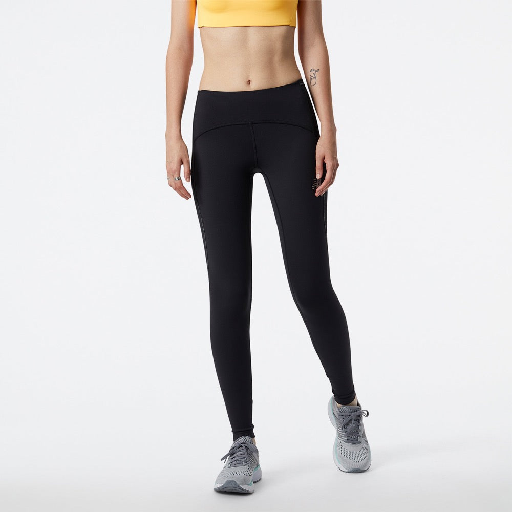 New Balance Women's Impact Run Tight Women's Tights - BlackToe Running#colour_black