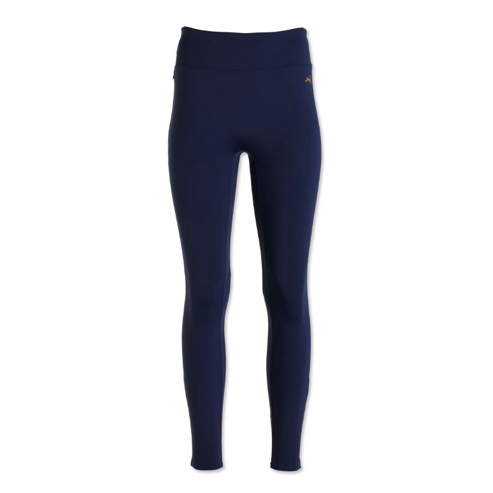 Tracksmith Women's Thaw Tights - BlackToe Running#colour_navy-blue