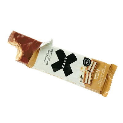 Xact Protein Chocolate Wafer Bar - BlackToe Running#flavour_vanilla
